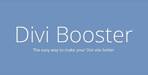 Divi Booster v5.4