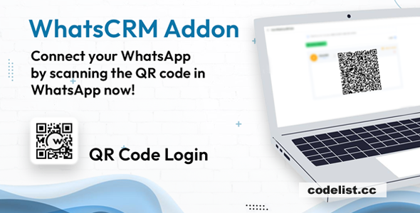 QR Code login for WhatsApp v2.2 – Add-on for WhatsCRM