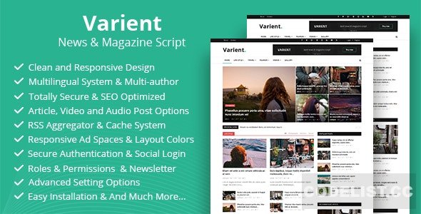 Varient v3.0 – News & Magazine Script