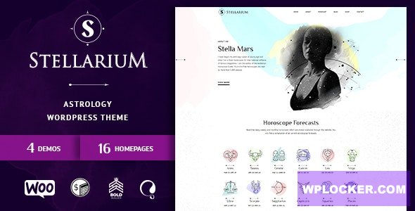 Stellarium v1.3.3 – Horoscope and Astrology WordPress Theme