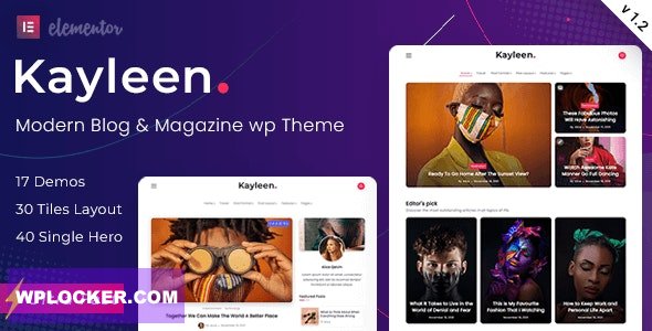 Kayleen v3.4 – Blog & Magazine WordPress Theme