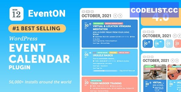 EventON v5.0.10 – WordPress Virtual Event Calendar Plugin