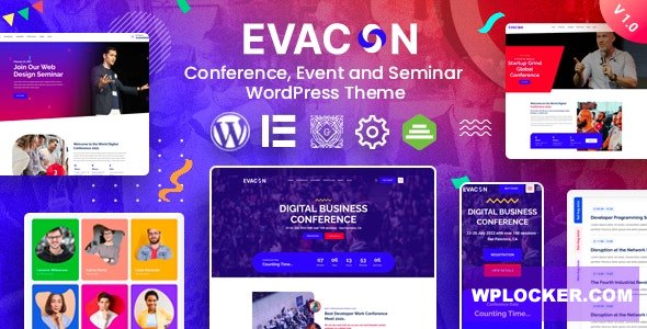 Evacon v1.1.0 – Event & Conference WordPress Theme