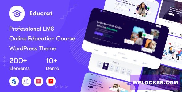 Educrat v1.0.40 – Online Course Education WordPress Theme