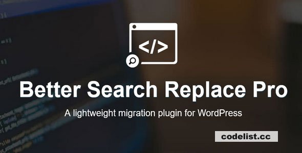 Better Search Replace Pro v1.4.11