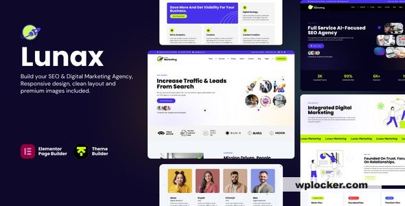 Lunax v7.0 – Digital Marketing Agency & SEO WordPress Theme
