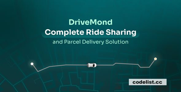 DriveMond v3.2 – Ride Sharing & Parcel Delivery Solution Scripts