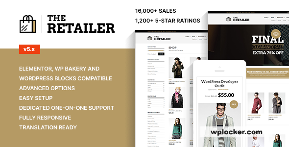 The Retailer v7.5 – Responsive WordPress Theme