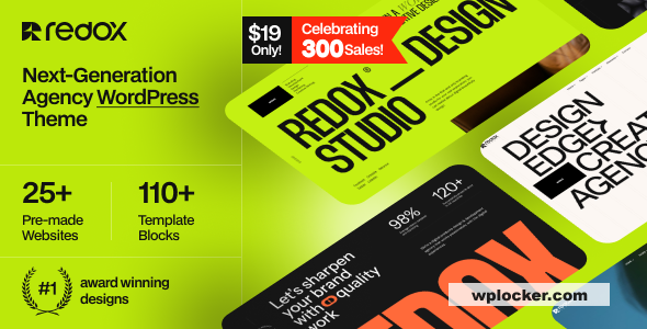 Redox v1.0.6 – Creative Agency Portfolio WordPress Theme