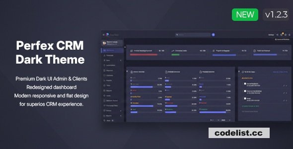 Perfex CRM Dark Theme v1.2.3