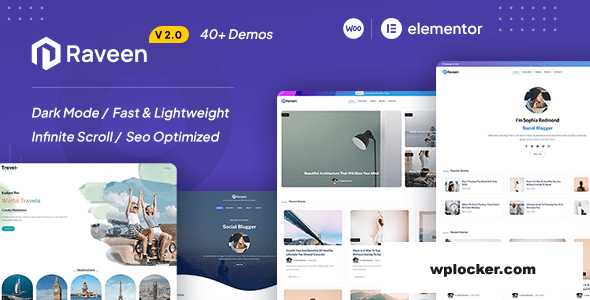 Raveen v2.0 – Personal Blog & Magazine WordPress Theme