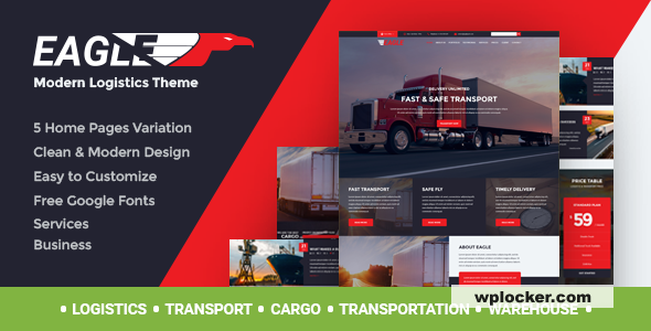 Eagle v2.0.0 – Logistics & Transportation WordPress Theme