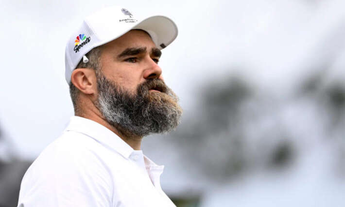 Jason Kelce admits his wife’s not happy after what he did at Taylor Swift and Travis’ wedding