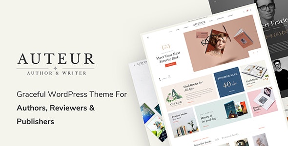 Auteur v8.7 – WordPress Theme for Authors and Publishers