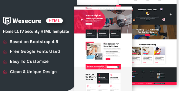 Wesecure v1.1.0 – Home Security WordPress Theme