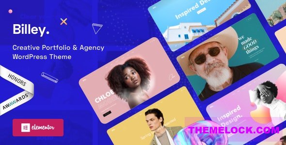 Billey v2.2.7 – Creative Portfolio & Agency WordPress Theme