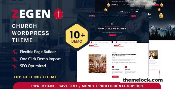 Zegen v3.0.0 – Church WordPress Theme