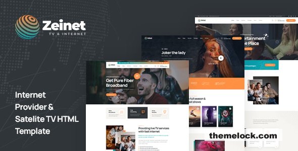 Zeinet v2.1.0 – Internet Provider & Satellite TV WordPress Theme