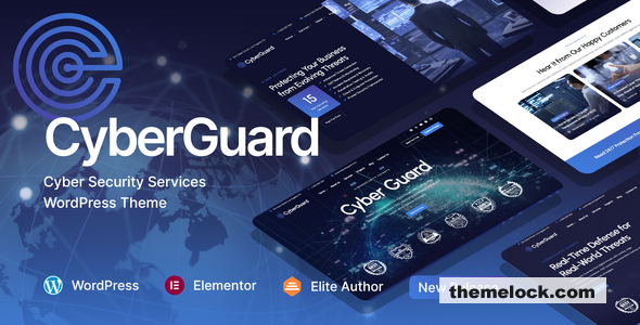 CyberGuard v1.0.2 – Cyber Security Services WordPress Theme