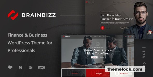 BrainBizz v1.3.13 – Finance & Business WordPress Theme