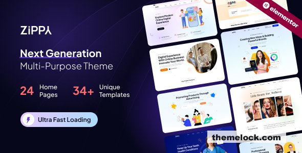Zippy v2.0 – Multipurpose Elementor WordPress Theme