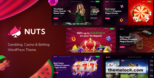 Nuts v1.15.0 – Gambling, Casino & Betting WordPress Theme