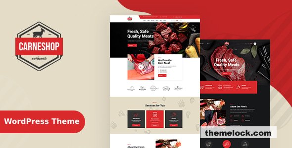 CarneShop v2.7 – Butcher & Meat Shop WordPress Theme + RTL
