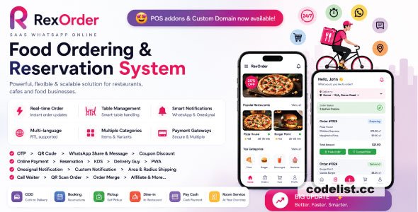 QrexOrder v3.4.0 – SaaS Restaurant Management, QR Menu, WhatsApp Orders, Reservations & AI Content – nulled
