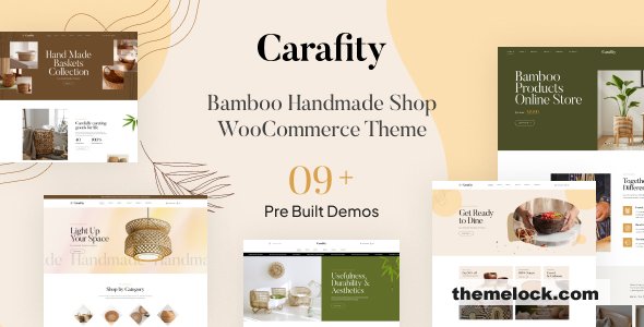 Carafity v1.3.0 – Bamboo Handmade Shop WooCommerce Theme