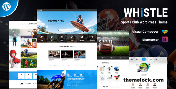 Whistle v1.0.9 – Sports Club WordPress