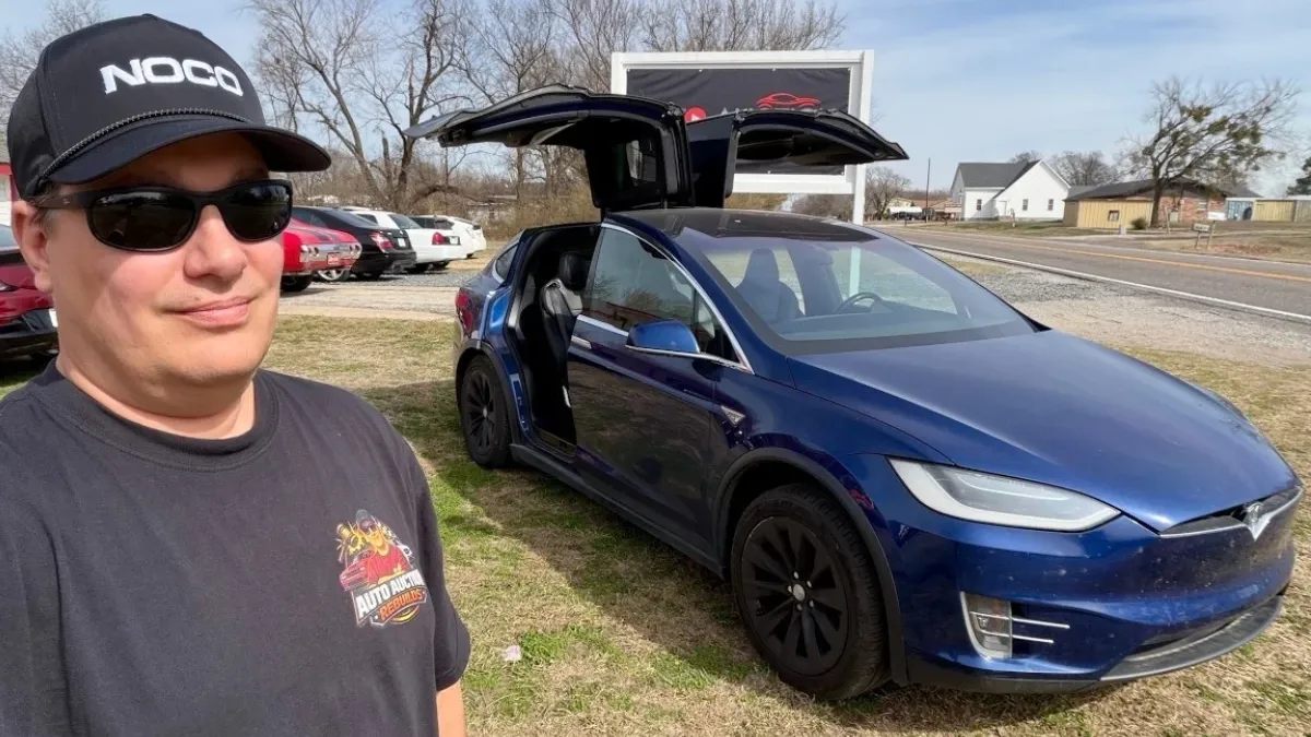 Oklahoma man buys 2016 Tesla Model X 90D for $9,500 sight unseen and expects the worst until he shows up to drive it home