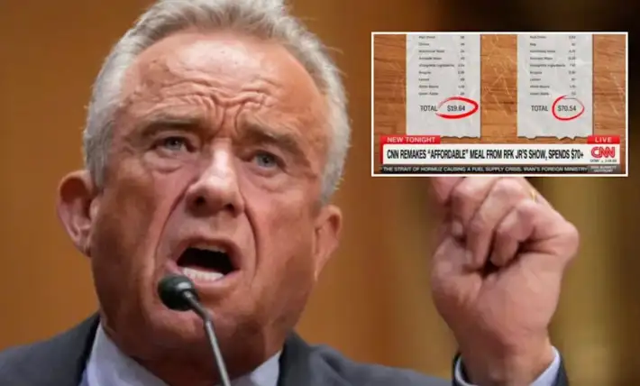 RFK Jr. loses it at CNN host after reporter finds his $20 meal costs over $70 at checkout