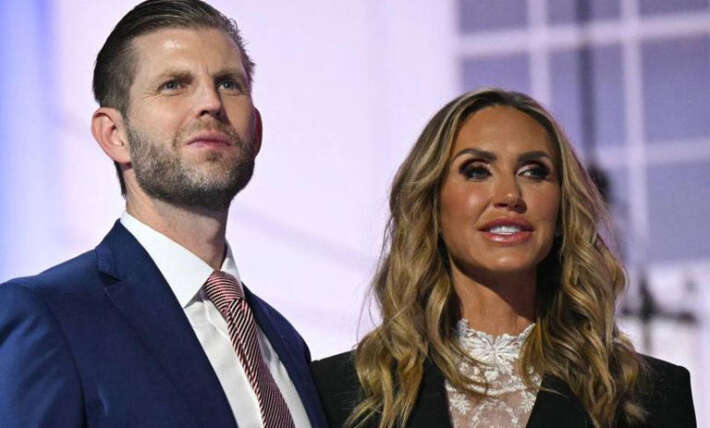 Lara Trump’s ‘weird photo’ with husband Eric sparks concern as fans say ‘let her go’