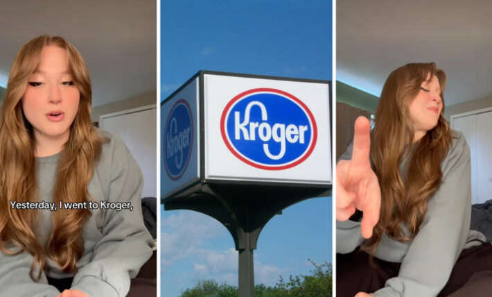 Woman gives shopper a polite smile while waiting for help at Kroger. Then gets dragged into an unsettling relationship: ‘Never thought I would see it’