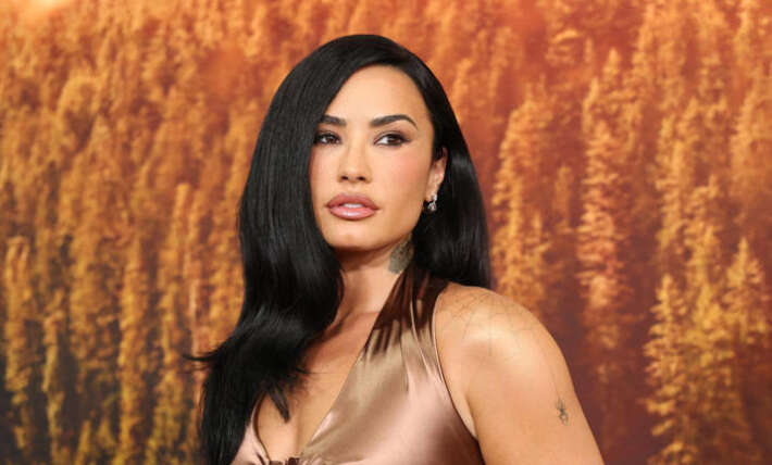 Demi Lovato stuns in skin-tight silk dress amid major news