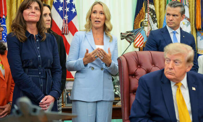 Pete Hegseth’s wife attended Pentagon meeting on Ukraine war intel that alarmed British officials: ‘It’s bonkers’