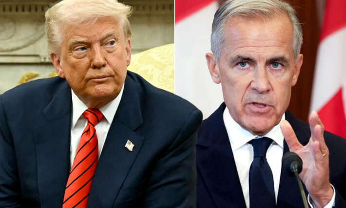 Fox News interrupted as viewers slam Trump’s ‘idiotic’ Canada tariffs after Mark Carney response