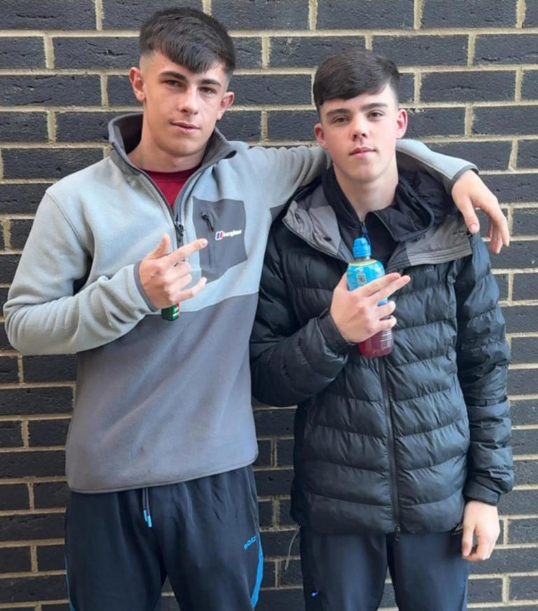 Five youngsters who died after crashing into police car pictured