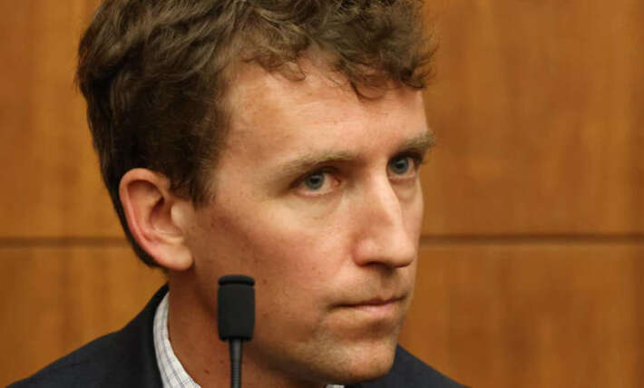 Patrick Clancy seen with wife Rachel Danis during ongoing Lindsay Clancy trial