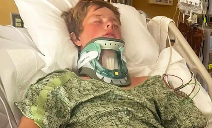 Teen breaks neck on last day of lifeguarding internship after hitting head on ocean floor