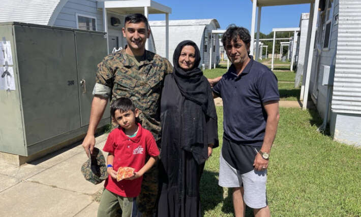 Hundreds of US military family members trapped at camp facing closure, group says