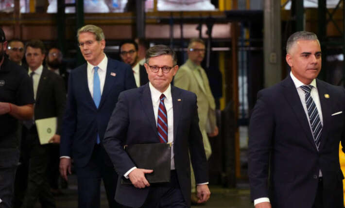 Somehow Mike Johnson’s messy midterm gamble just got even messier