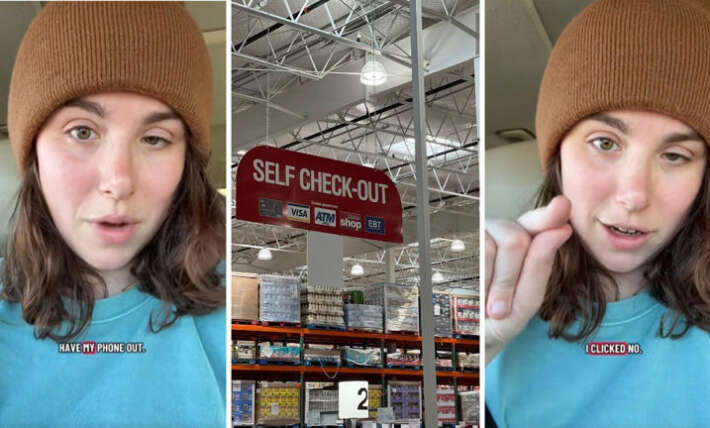 Walmart customer declines to enter her personal info at self-checkout. Then the machine greets her by name: ‘You just know who I am’