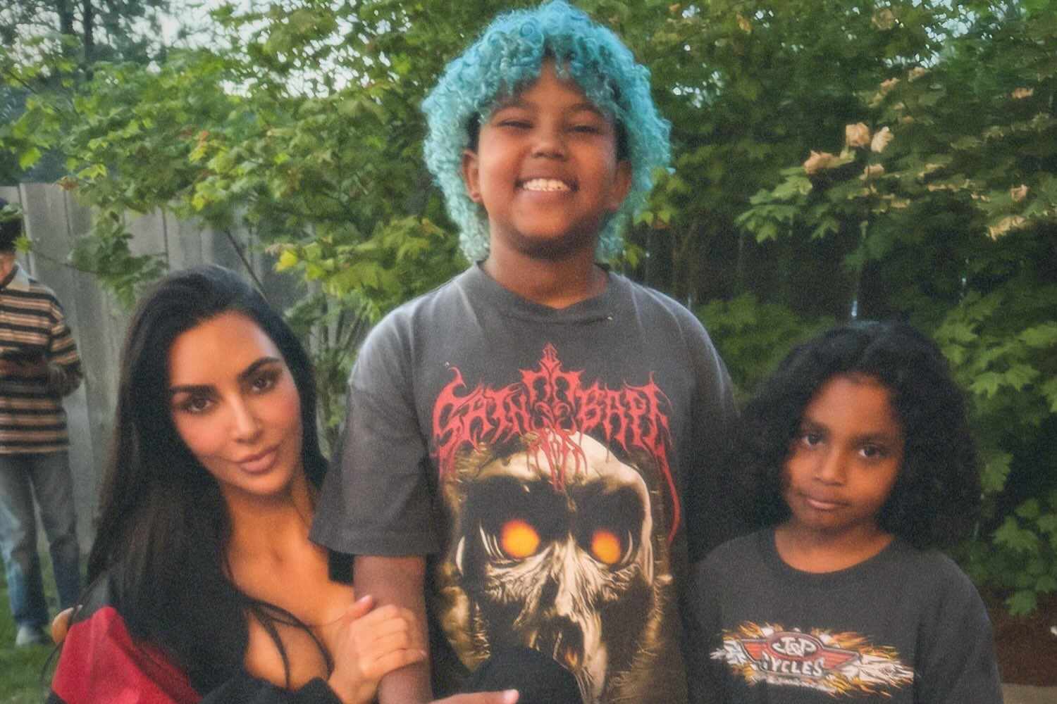 Kim Kardashian shows support for son Saint West, 10, as he makes his Instagram debut
