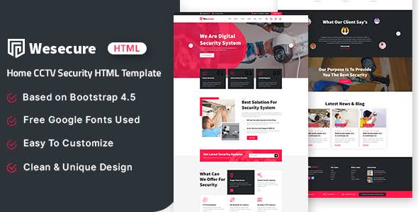 Wesecure v1.1.0 – Home Security WordPress Theme