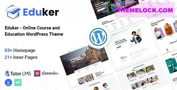 Eduker v2.0.7 – Education WordPress Theme