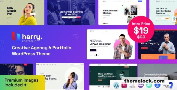 Harry v1.3.2 – Creative Agency & Portfolio WordPress Theme + RTL