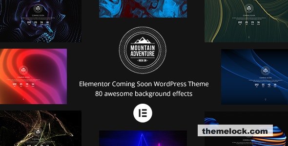 Mountain v5.0.2 – Elementor Coming Soon WordPress Theme