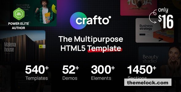Crafto v4.0 – The Multipurpose HTML5 Template