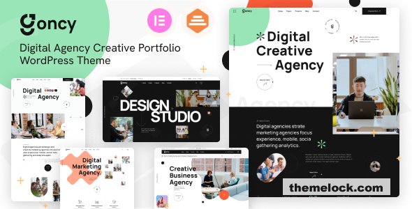 Goncy v1.0.3 – Digital Agency & Creative Portfolio WordPress Elementor Theme